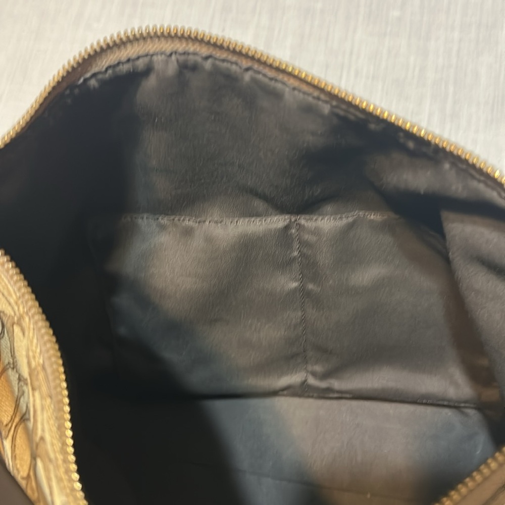 Coach Tan and Brown Signature Shoulder Bag/Crossbody Bag - Picture 7 of 7